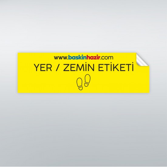 Yer Zemin Etiketi Yer Zemin Etiketi